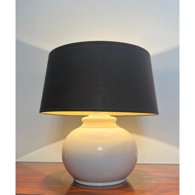 1970s 1970s Mid-Century Modern Ceramic lamps - a Pair For Sale - Image 5 of 12