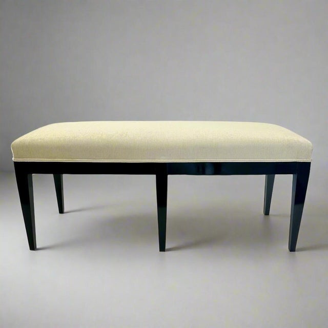 Neoclassical 1990s Fine Neoclassical Style Six Leg Bench For Sale - Image 3 of 7