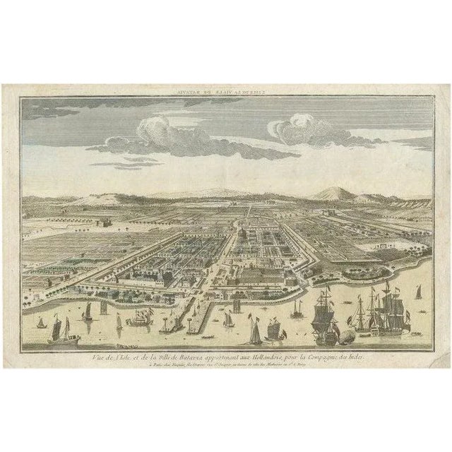 Paper Batavia or Jakarta, Indonesia, 1755, Print For Sale - Image 7 of 7