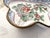 Maroon C1950 Chinese Enameled Butterfly-Shape Pin Tray, Peonies, Polychrome Enamel 6" For Sale - Image 8 of 15