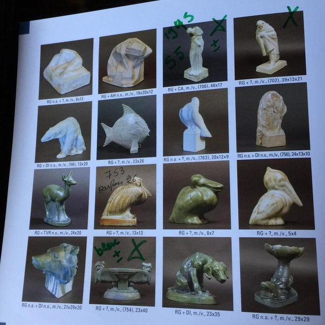 Art Deco Cubist Woman Sculpture by Angelo Hecq & Roger Guerin, 1925 For Sale - Image 10 of 11