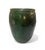 2000 - 2009 Vintage Emerald Green Glazed Ceramic Planter For Sale - Image 5 of 8