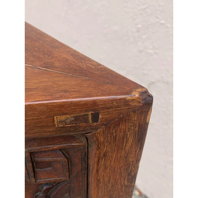 19th Century Mint Style Hard Wood Chinese Console Table For Sale - Image 12 of 13