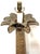 Late 20th Century Pair of British Colonial Style Bronze Palm Tree Lamps with Carved Tribal Motifs For Sale - Image 4 of 12