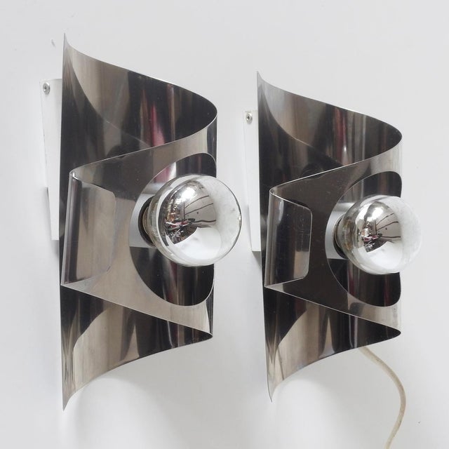 French Space Age Wall Lights, 1970s, Set of 2 For Sale - Image 13 of 13