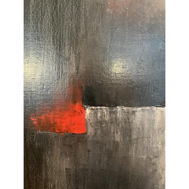 Bergerioux, Composition, 1957, Oil on Canvas For Sale - Image 8 of 11