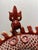 Brick Red 1950s Vintage White/Red Ceramic Dragon Feng Shui Sculpture Chinese Zodiac Décor For Sale - Image 8 of 11