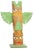 Rustic 1960s Midcentury Souvenir Totem Poles Sculptures, Pair For Sale - Image 3 of 4