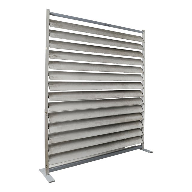 Large Mid-Century French Architectural Aluminium Brise de Soleil Panel by Jean Prouvé, 1960s For Sale