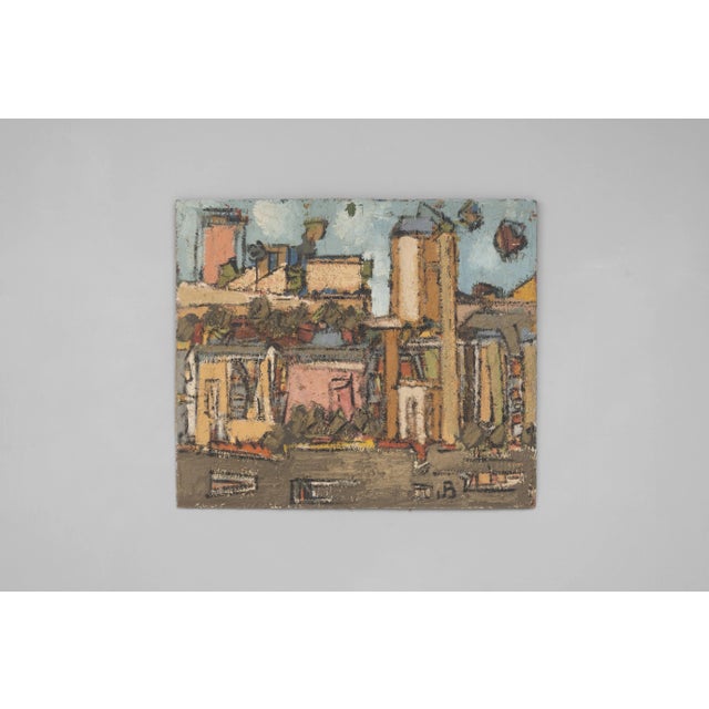 After Buffet, Compositions, Oil Paintings, 1970, Set of 11 For Sale - Image 15 of 18