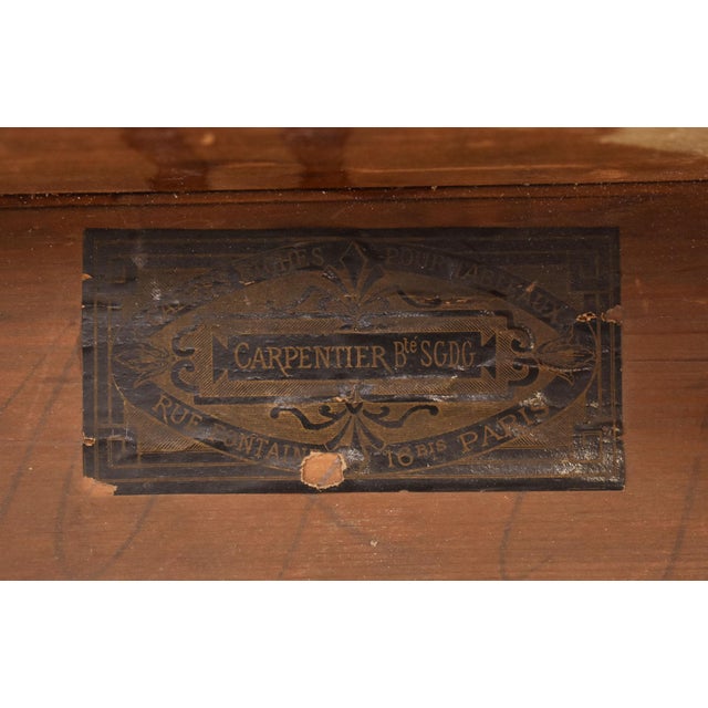 Charles François Pécrus, Portrait of Lady Reading, 1800s, Oil on Wood, Framed For Sale - Image 8 of 11