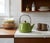 Vintage Enamel Teapot Kettle Avocado Green Made in Japan, C. 1950s-1970s For Sale - Image 12 of 12