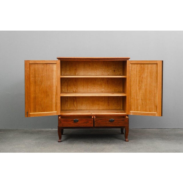 Art Nouveau Cabinet in Oak For Sale - Image 3 of 17