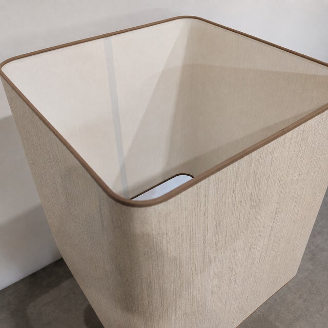 Large French Brutalist Limestone Lamp, 1970 For Sale - Image 6 of 10