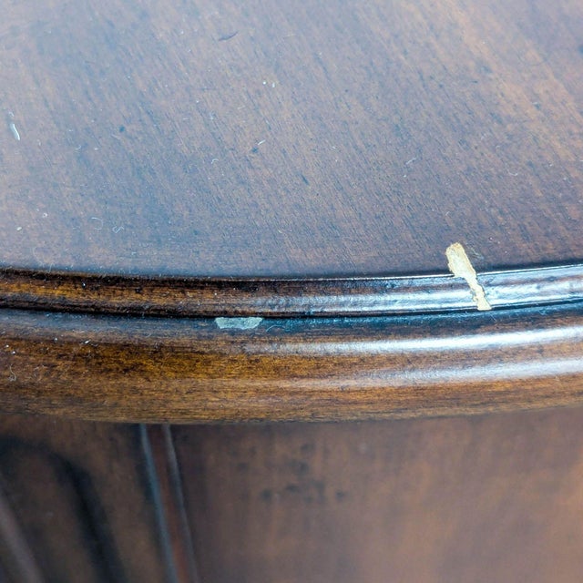 Hekman Attributed Oval Drum Table For Sale - Image 10 of 10