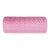 The House Of Scalamandré Petal Velvet Bolster Pillow In Pinks For Sale