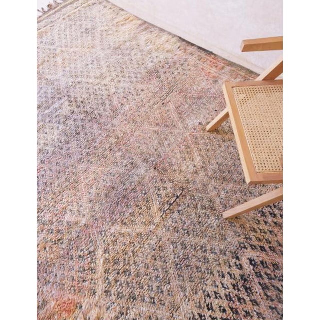 1980s Authentic Moroccan Vintage Rug - 10 X 6.5 Ft For Sale - Image 5 of 9