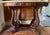 Mid 20th Century French Provincial Style Oval Marble-Top Center Table | Italian Marble | Carved Rose Garland Apron | Lyre Base For Sale - Image 9 of 14