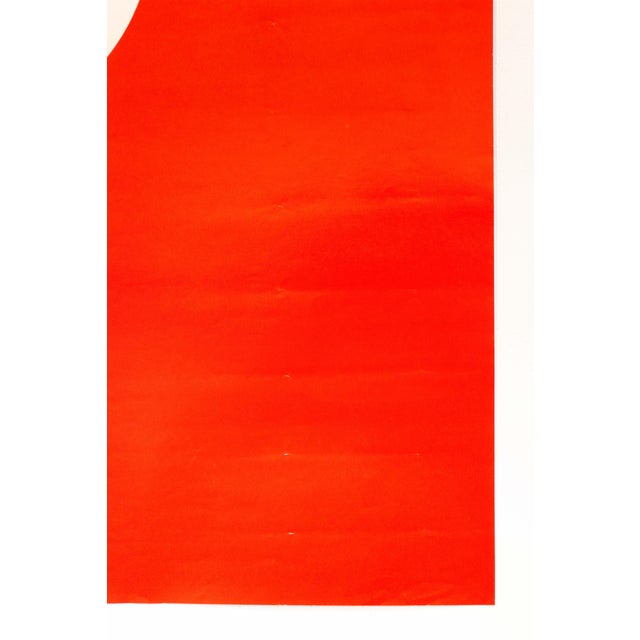 1976 Montreal Olympics Logo Poster, Red (Large) - Yvon Laroche/Cojo For Sale - Image 6 of 6