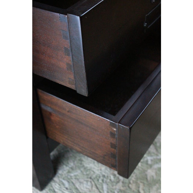 Campaign Style Pottery Barn Rhys End Tables a Pair Chairish