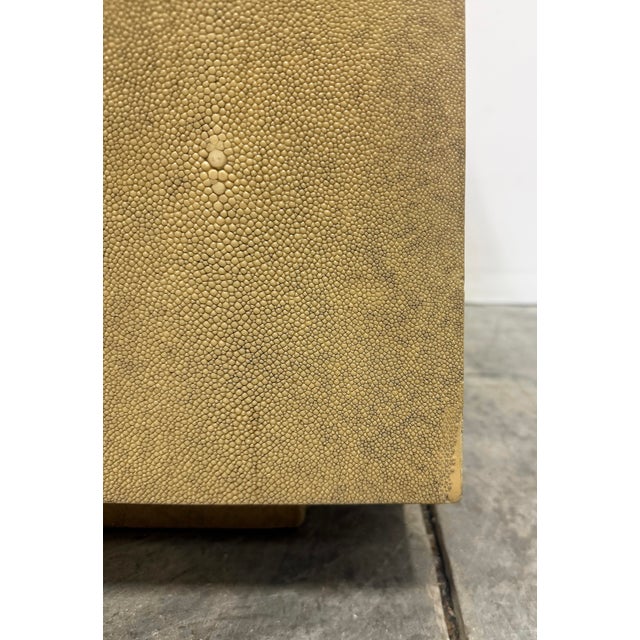 Vintage R&y Augousti Shagreen Tomboy Night Stands, Pair For Sale - Image 17 of 17