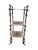 Antique Victorian Cast Iron & Brass-Tone Three-Tier Étagère / Plant Stand Add a touch of Victorian elegance to your home...