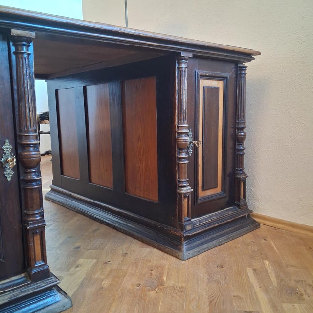 Antique Desk in Wood, 1880 For Sale - Image 9 of 18