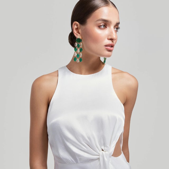 Mercedes Earrings – a new, refined design inspired by our best-selling Marysol Earrings, now in a smaller, lighter form...