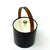 Mid-Century Modern Rich Oxblood Faux Leather Acrylic Ice Bucket For Sale - Image 3 of 9