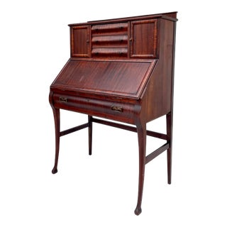 Traditional Queen Anne Secretary Desk For Sale