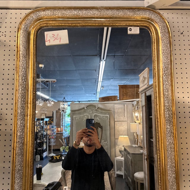 French 19th. C. French Louis Philippe Mirror For Sale - Image 3 of 9