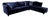 Trio Furn. & Design Inc. Blue Sectional W/Chaise - Blue For Sale