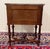 Antique French Louis XVI Style Marble Top Chest Side End Table Walnut c.1920s-30 For Sale - Image 17 of 18