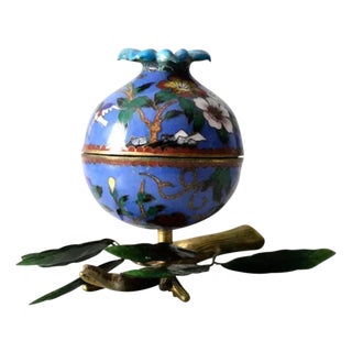 Antique Cloisonne Box For Sale