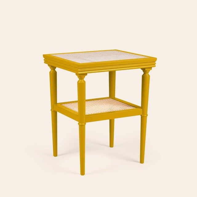 Mustard Ilaria Side Table by Ceraudo For Sale - Image 9 of 9