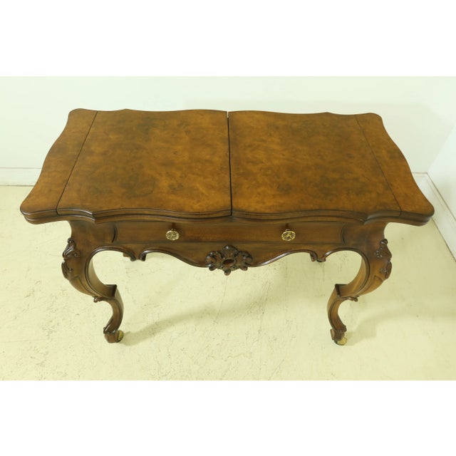 Approx: 15 Years Old Model 667 Dovetailed Drawer Construction Fine Carved Details High Quality Construction Solid Brass...