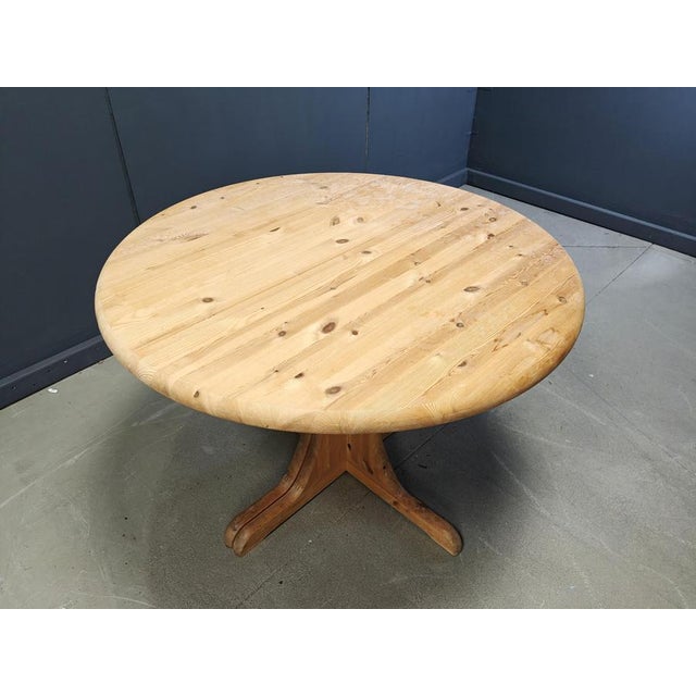 Wood Pine Wood Dining Table by Rainer Daumiller, 1970s For Sale - Image 7 of 12