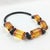 1980s Judith Hendler Licorice and Orange Acrylic Geometric Necklace For Sale - Image 5 of 8