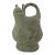 Chinese Bronze Ware Dynasty Kettle Cockscomb Flask With Archaic Horse Design For Sale