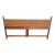 1960s King Walnut Headboard With Full Width Cane Insert by Jack Cartwright For Sale