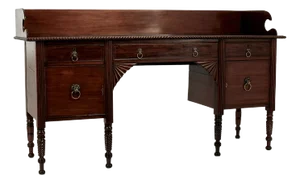 Antique English Mahogany Sideboard Server