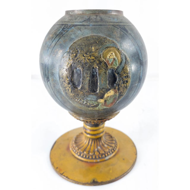 Metal Early 20th Century Miller Lamp Company Japanese Style Lamp Base For Sale - Image 7 of 11