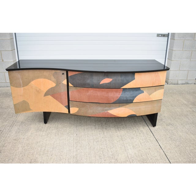 1980s Vintage Carlo Malnati Colorful Italian Credenza For Sale - Image 13 of 13