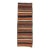 1960s Vintage Turkish Kilim Multicolor Handmade Stripes Wool Runner For Sale