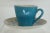 Ceramic Pair of 1950s “blue Haven”by Royal China Cups and Saucers For Sale - Image 7 of 9