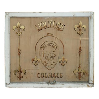 Antique French Hand-Painted Liqueurs Champagne For Sale
