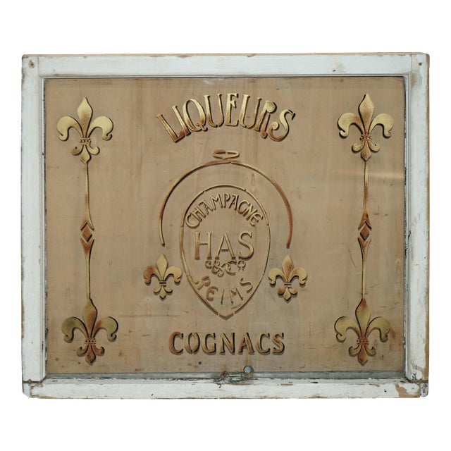 Antique French Hand-Painted Liqueurs Champagne For Sale