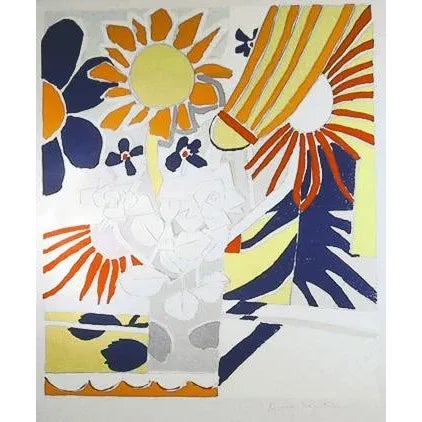 Flowers 9 Knox Martin Year: circa 1981 Size: 42 in. x 30 in. Silkscreen, signed and numbered in pencil Unnumbered (300)