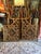 Victorian Antique 1800s Victorian Stick and Ball Architectural Fretwork Corner Corner Brackets With Brass Hardware For Sale - Image 3 of 11