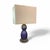 Blue and Silver Murano Glass Lamps, 1970s, Set of 2 For Sale - Image 4 of 7